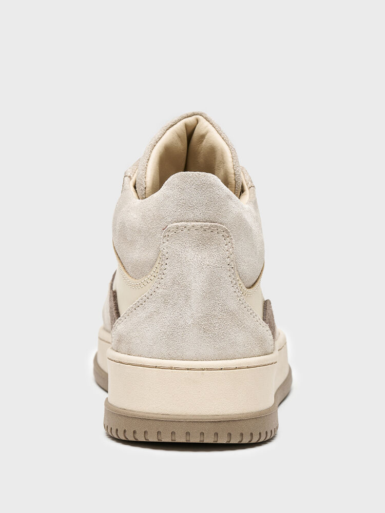 10393 KADIN AYAKKABI BEJ SÜET/BEJ DERİ - 4