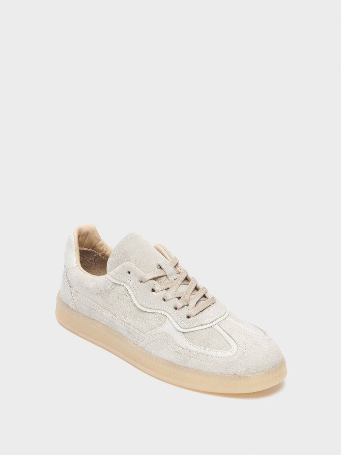 10396 KADIN AYAKKABI SNEAKER BEJ SÜET - (1)