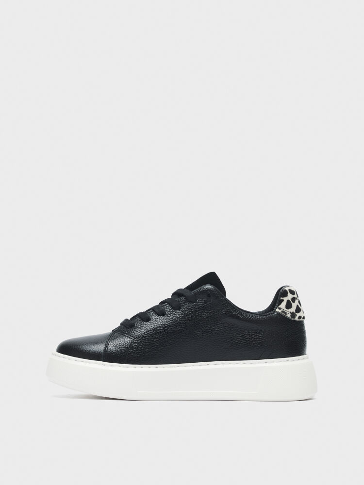 10400 KADIN AYAKKABI SİYAH/LEOPAR - 3