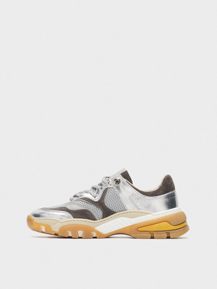 10402 KADIN SNEAKER AYAKKABI GRİ SÜET - 3