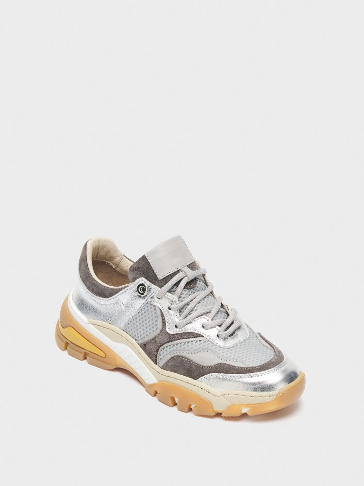 10402 KADIN SNEAKER AYAKKABI GRİ SÜET - 2