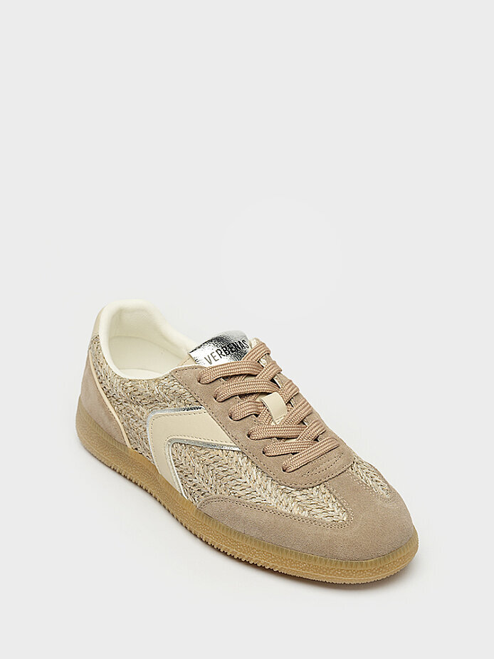 10411 KADIN SNEKAER AYAKKABI VİZON SÜET - (1)