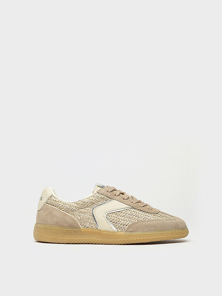 10411 KADIN SNEAKER AYAKKABI VİZON SÜET - 1