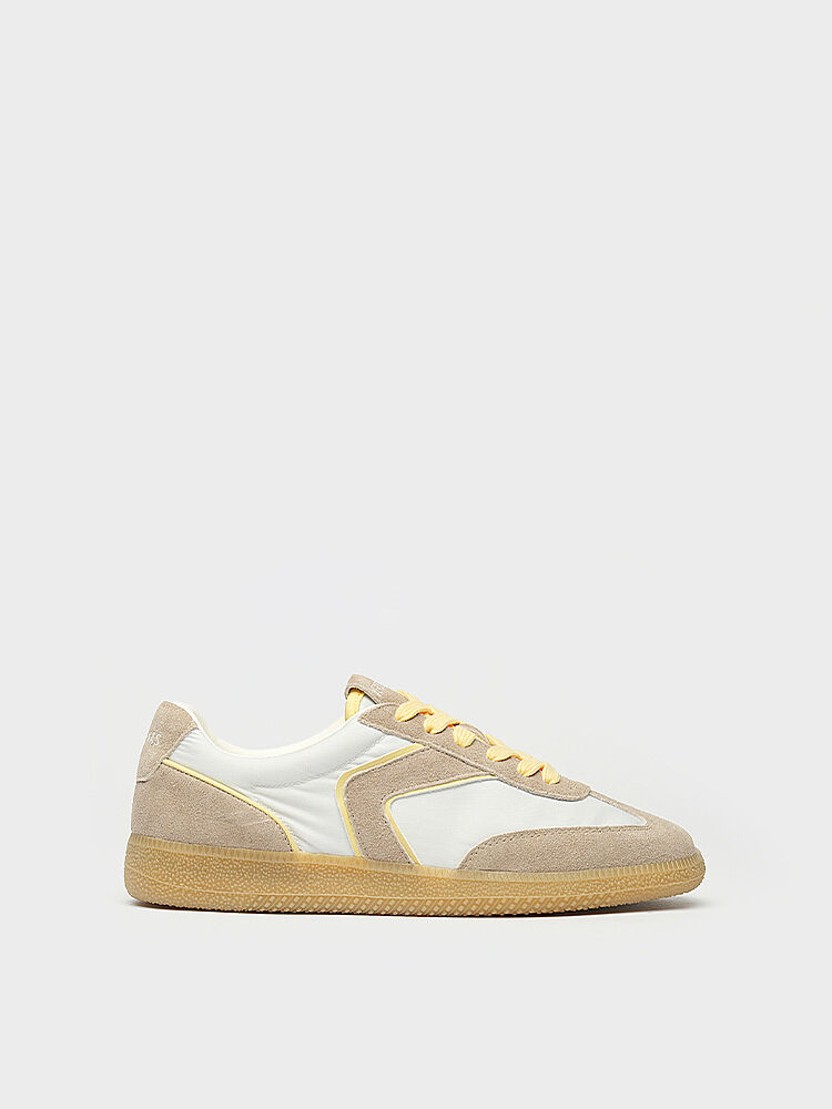 10413 KADIN SNEAKER AYAKKABI VİZON SÜET - 1