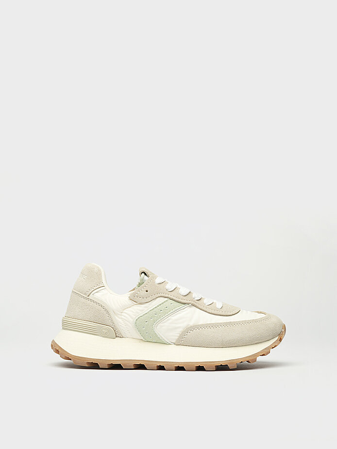 10414 KADIN SNEAKER AYAKKABI BEJ SÜET - 