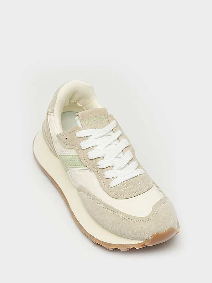 10414 KADIN SNEAKER AYAKKABI BEJ SÜET - (1)