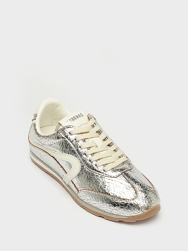 10415 KADIN SNEAKER AYAKKABI PLATİN - 2
