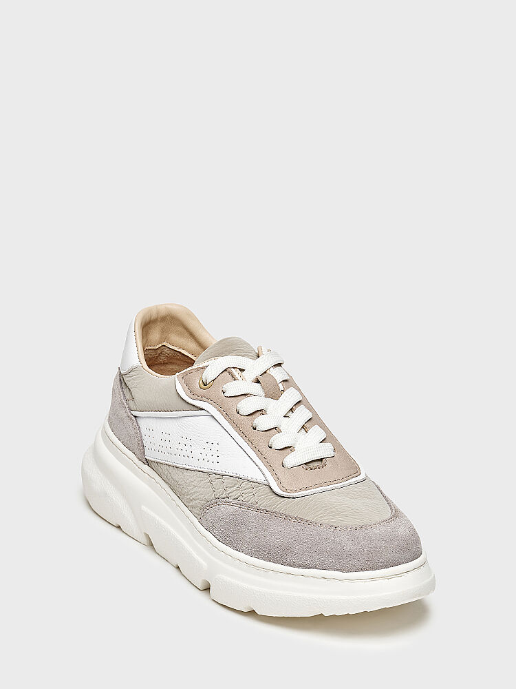 10416 KADIN SNEAKER AYAKKABI GRİ SÜET/GRİ - 2