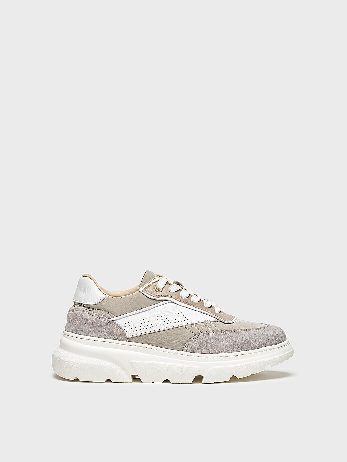 10416 KADIN SNEAKER AYAKKABI GRİ SÜET/GRİ 