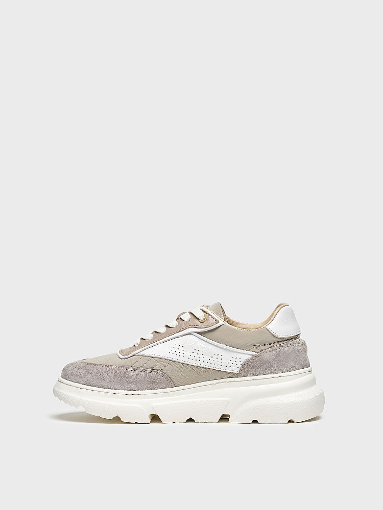 10416 KADIN SNEAKER AYAKKABI GRİ SÜET/GRİ - 3