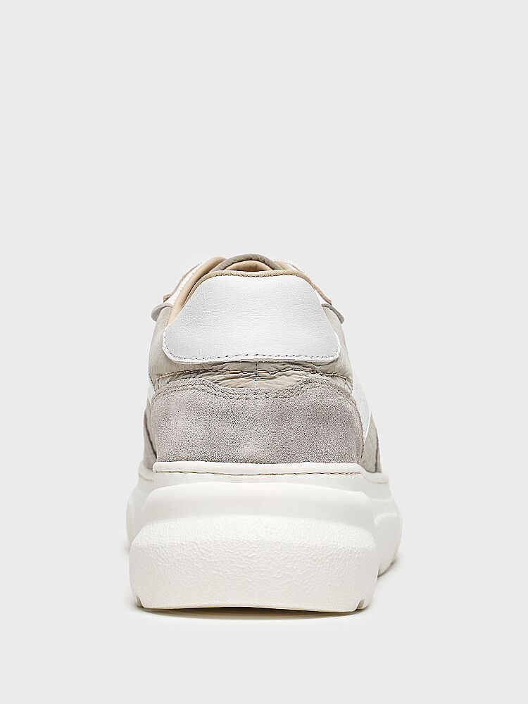 10416 KADIN SNEAKER AYAKKABI GRİ SÜET/GRİ - 4