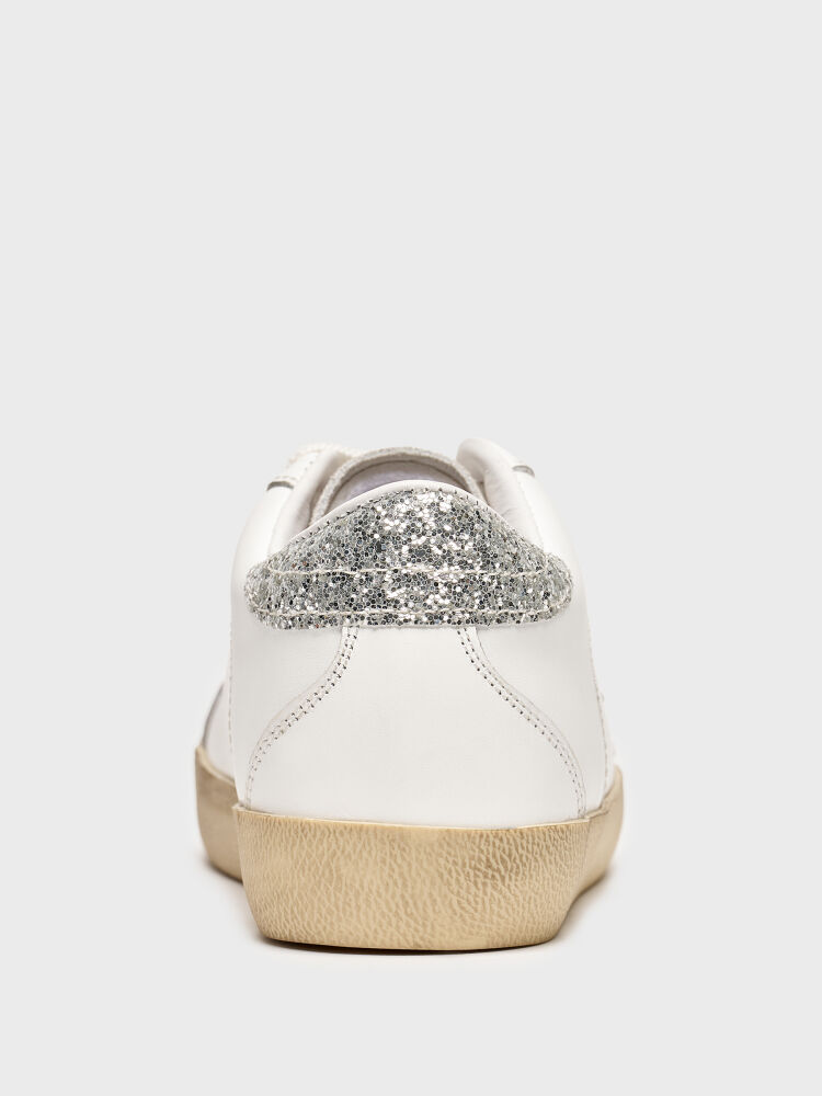 10422 KADIN SNEAKER AYAKKABI BUZ SÜET/BEYAZ - 4