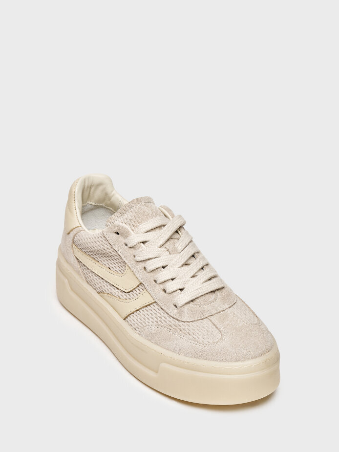 10424 KADIN SNEAKER AYAKKABI BUZ SÜET/BUZ DERİ - (1)