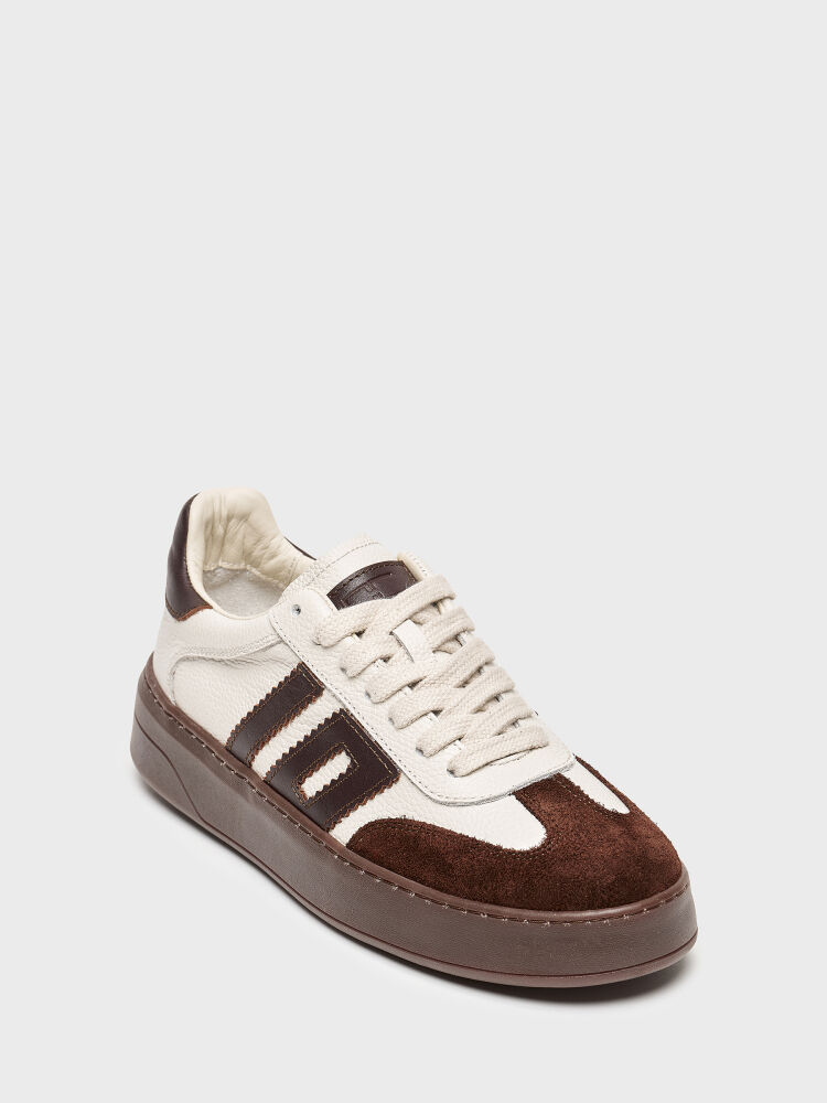 10431 KADIN SNEAKER AYAKKABI KAHVE SÜET/BUZ - 2