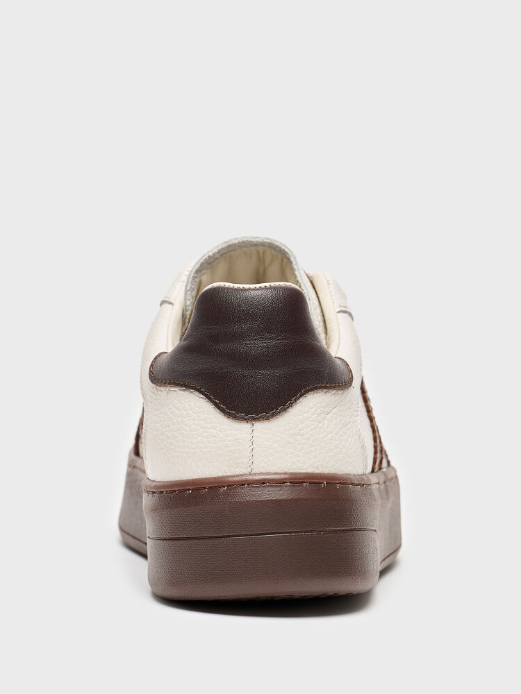 10431 KADIN SNEAKER AYAKKABI KAHVE SÜET/BUZ - 4