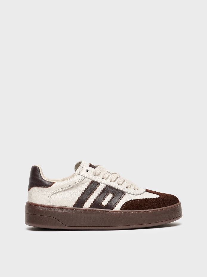 10431 KADIN SNEAKER AYAKKABI KAHVE SÜET/BUZ - 