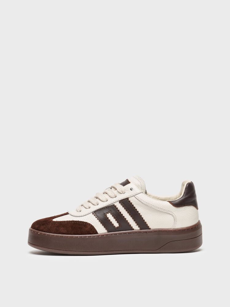 10431 KADIN SNEAKER AYAKKABI KAHVE SÜET/BUZ - 3