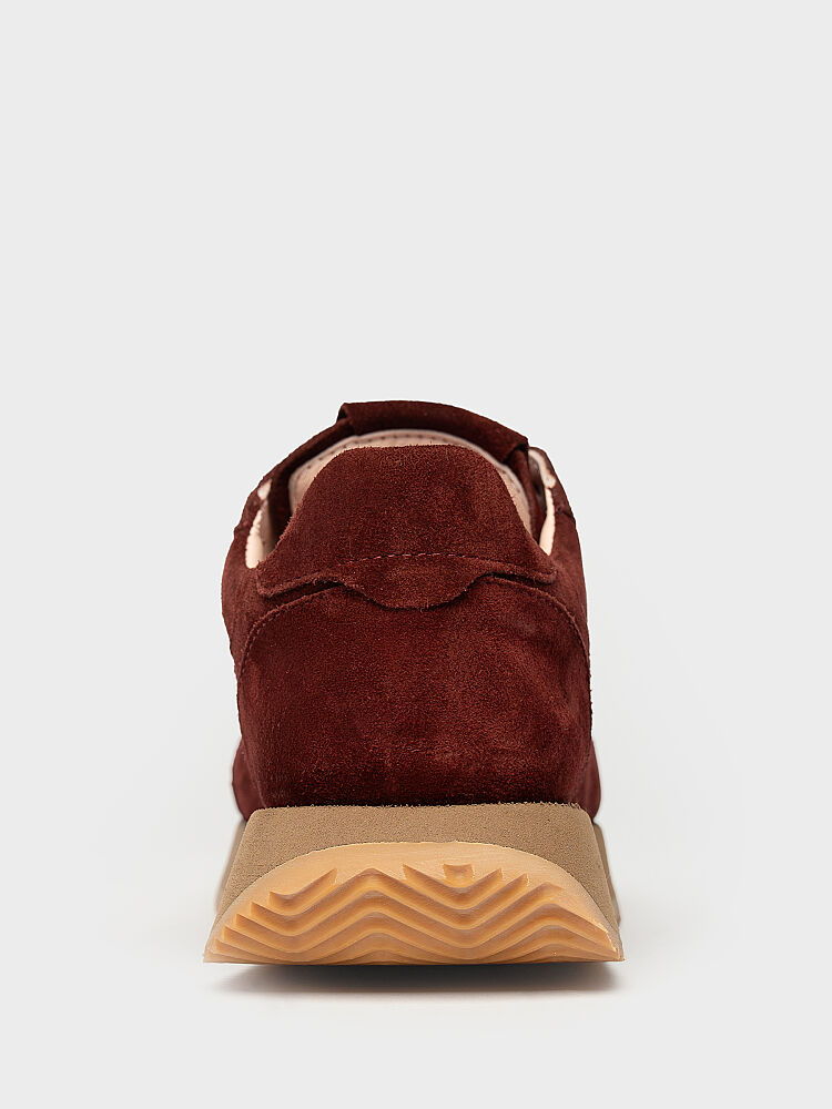 10432 KADIN SNEAKER AYAKKABI BORDO SÜET - 4
