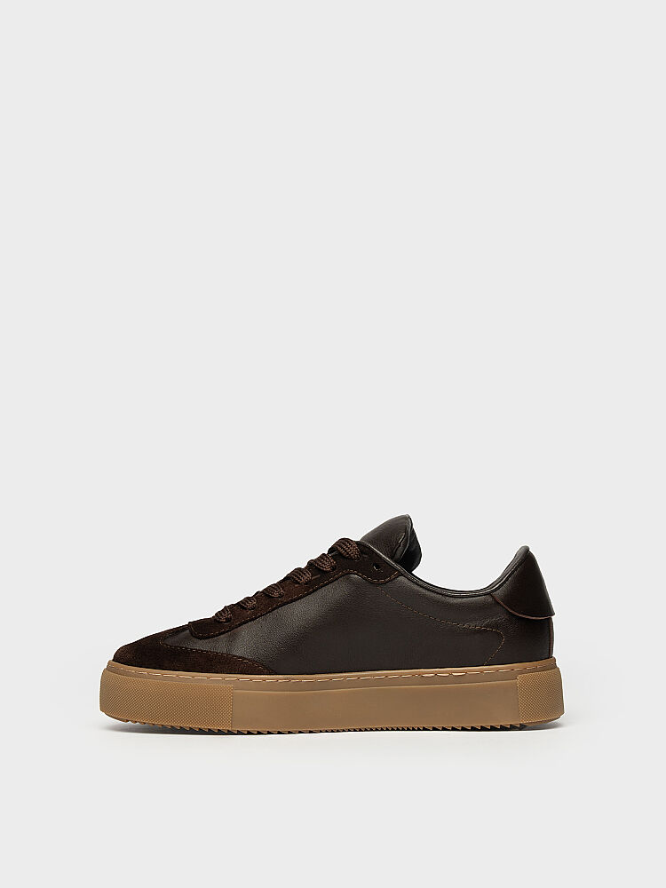 10433 KADIN SNEAKER AYAKKABI KAHVE SÜET/KAHVE - 3