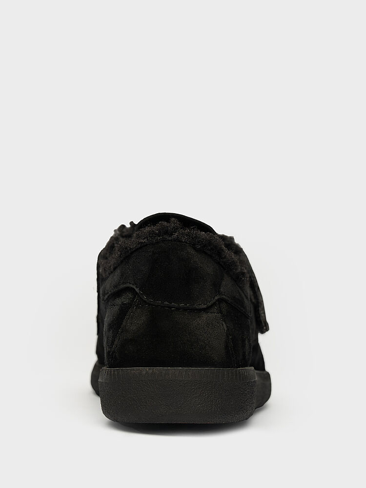 10434 KADIN SNEAKER AYAKKABI SİYAH SÜET - 4