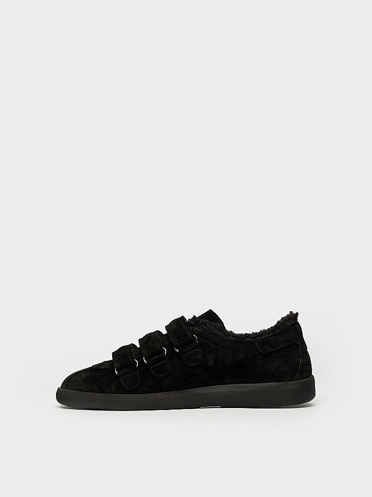 10434 KADIN SNEAKER AYAKKABI SİYAH SÜET - 3