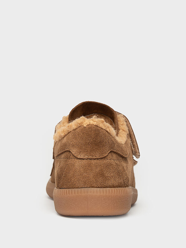 10434 KADIN SNEAKER AYAKKABI TABA SÜET - 4