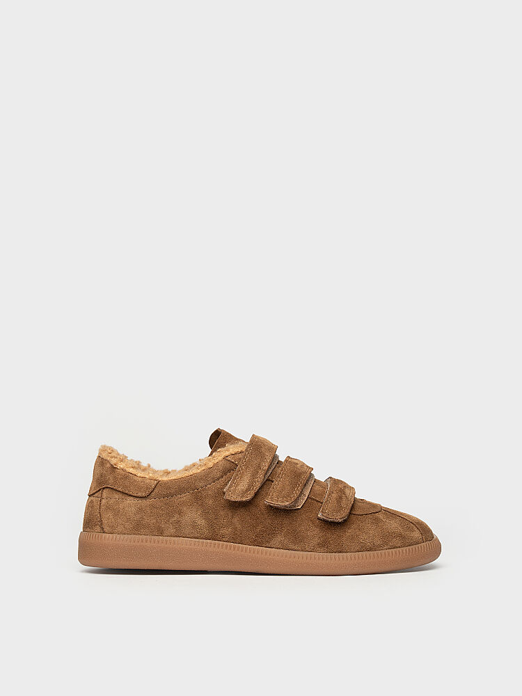 10434 KADIN SNEAKER AYAKKABI TABA SÜET - 1