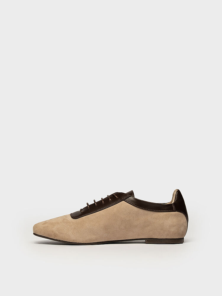 10441 KADIN LOAFER AYAKKABI VİZON SÜET/KAHVE - 3