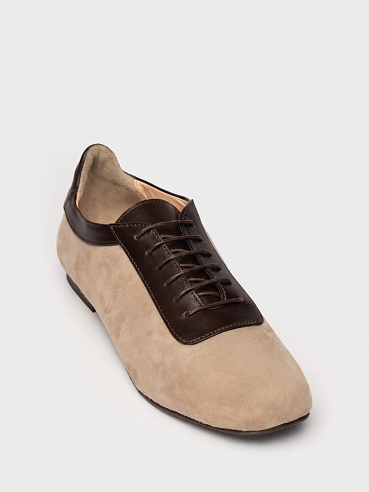 10441 KADIN LOAFER AYAKKABI VİZON SÜET/KAHVE - 2