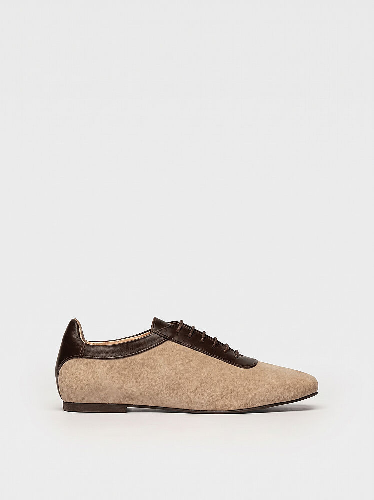 10441 KADIN LOAFER AYAKKABI VİZON SÜET/KAHVE - 1