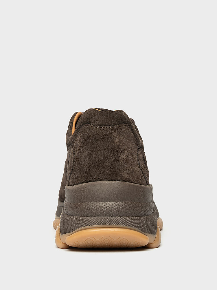 10444 KADIN SNEAKER AYAKKABI KAHVE SÜET - 4