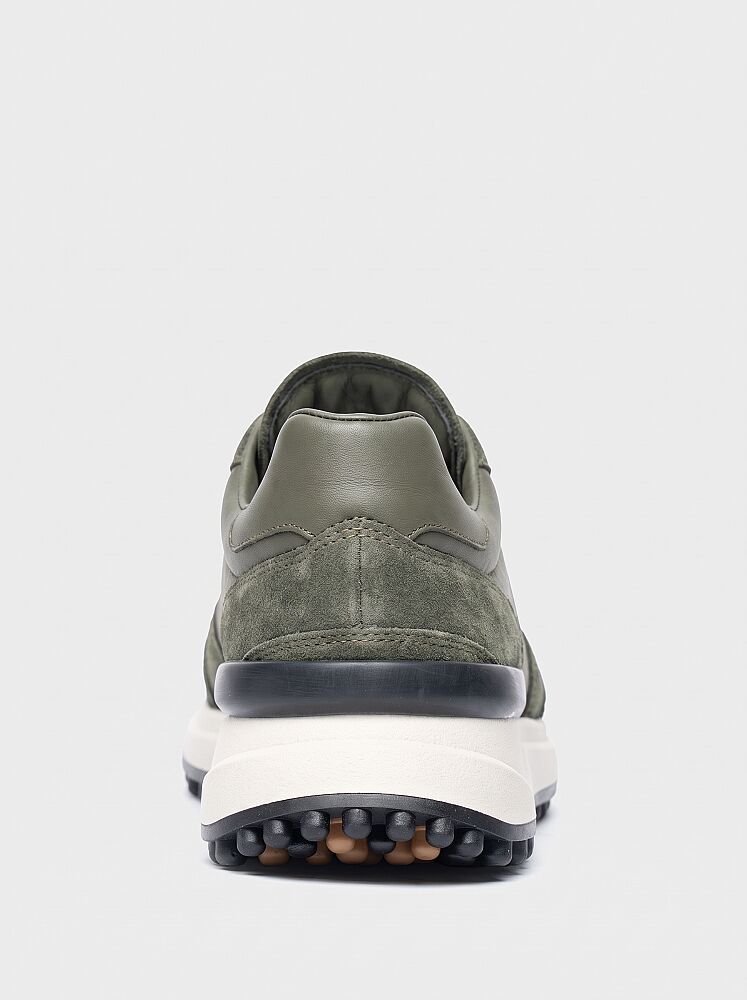 10448 KADIN SNEAKER AYAKKABI YEŞİL SÜET - 4