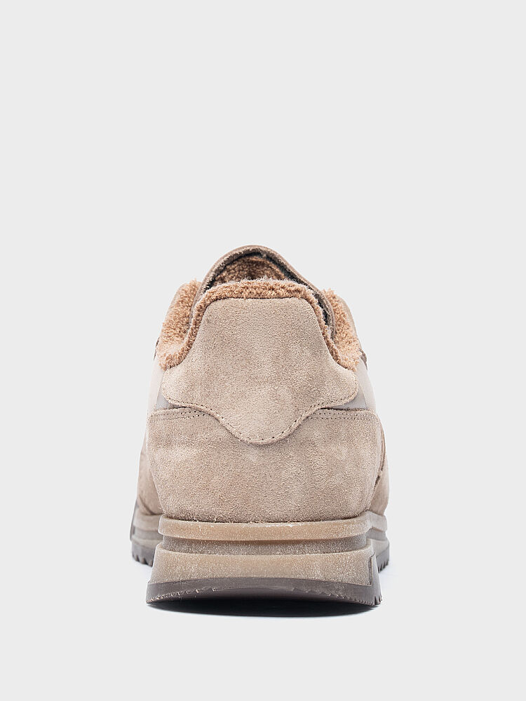 10449 KADIN SNEAKER AYAKKABI VİZON SÜET - 4