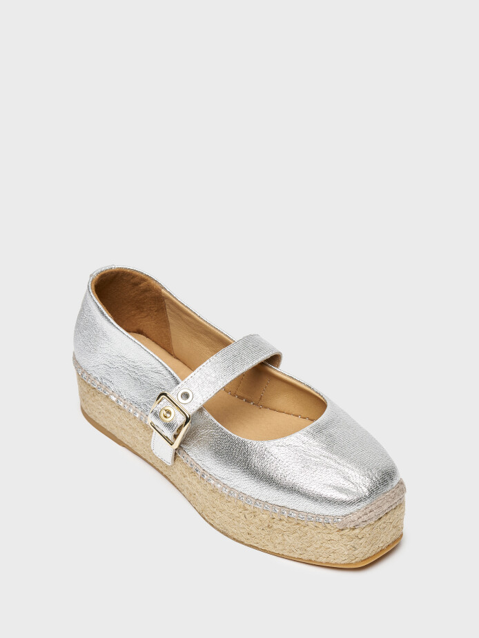 15196 KADIN AYAKKABI GÜMÜŞ - (1)