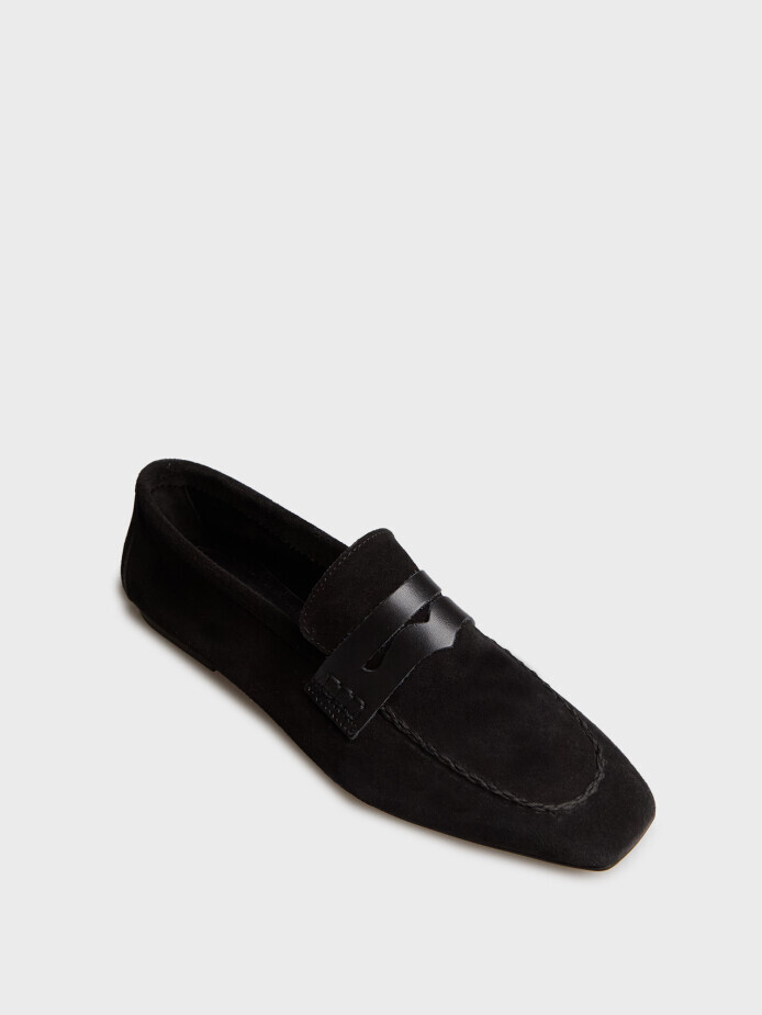 15202 KADIN AYAKKABI SİYAH SÜET - (1)