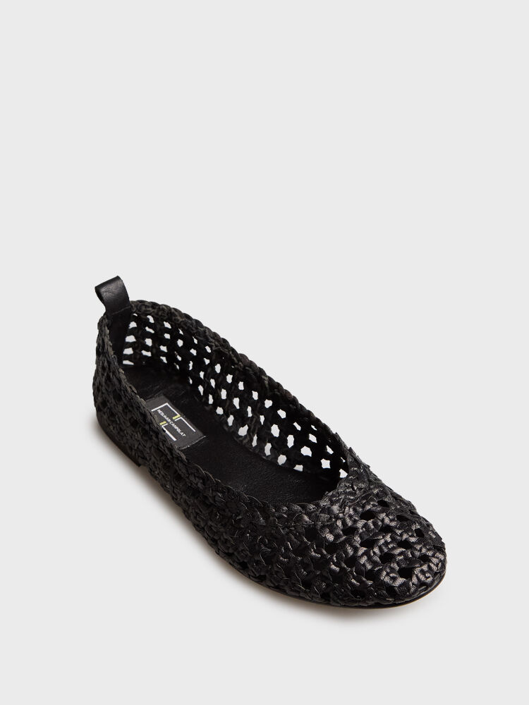 15204 KADIN AYAKKABI SİYAH ÖRGÜ - 2