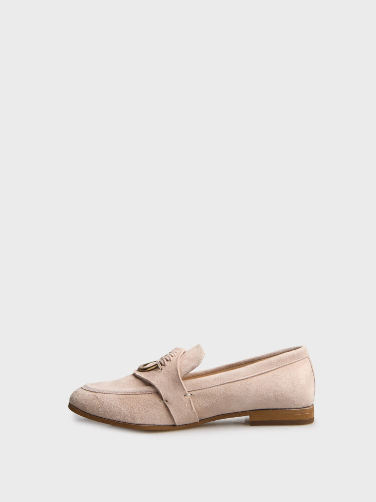 15210 KADIN LOAFER BEJ SÜET - 3