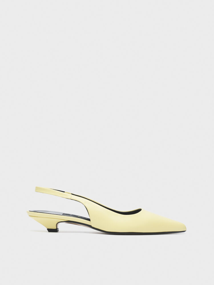 15229 KADIN AYAKKABI SARI - 1