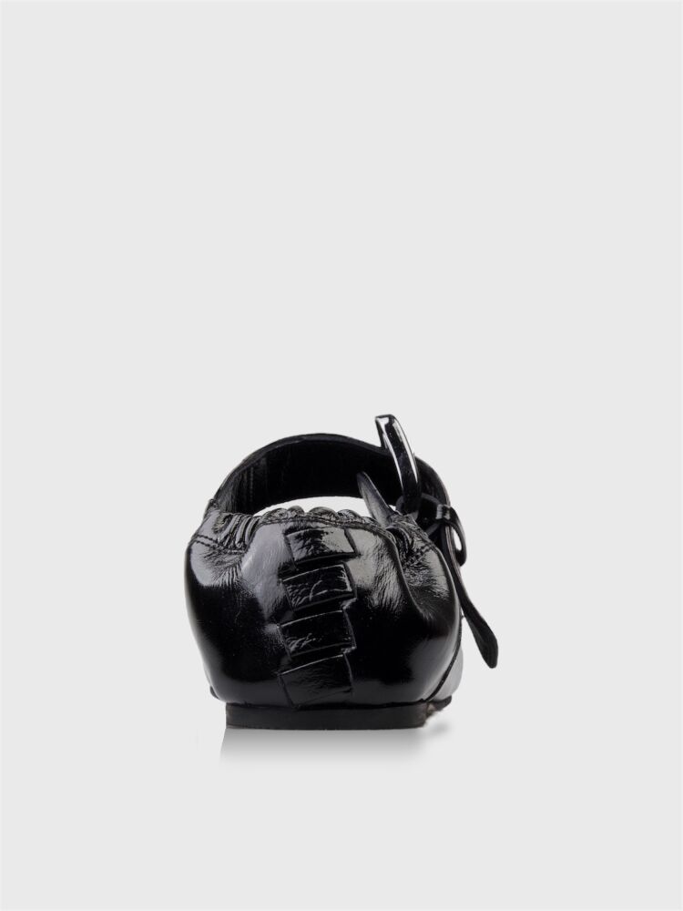 15233 KADIN BABET SİYAH RUGAN - 4