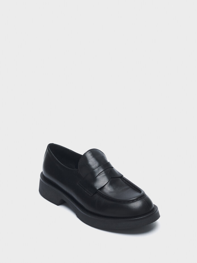 15234 KADIN LOAFER AYAKKABI SİYAH - (1)