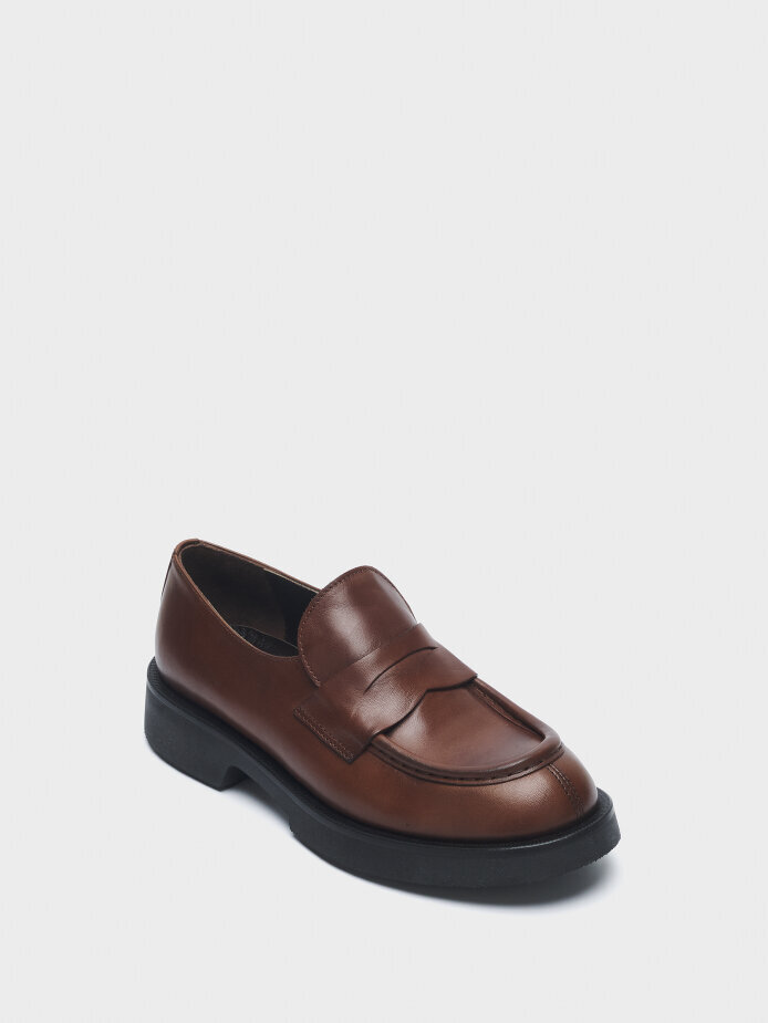 15234 KADIN LOAFER AYAKKABI TABA - (1)