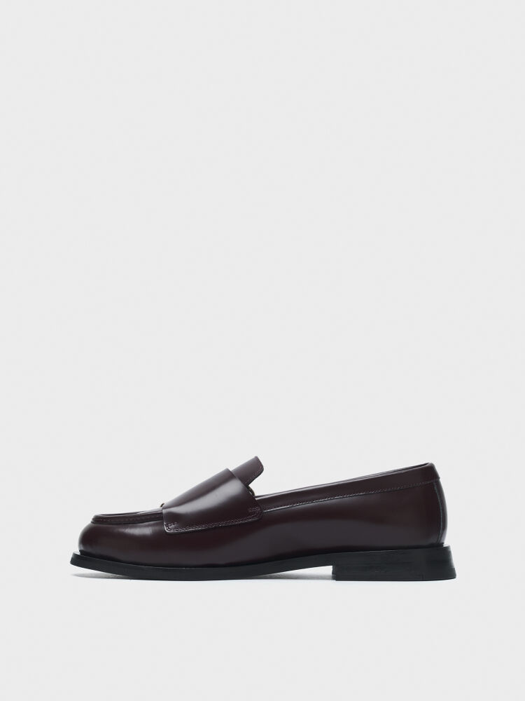 15235 KADIN AYAKKABI LOAFER BORDO - 3