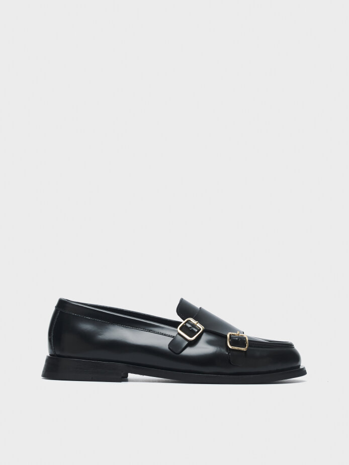 15235 KADIN AYAKKABI LOAFER SİYAH 