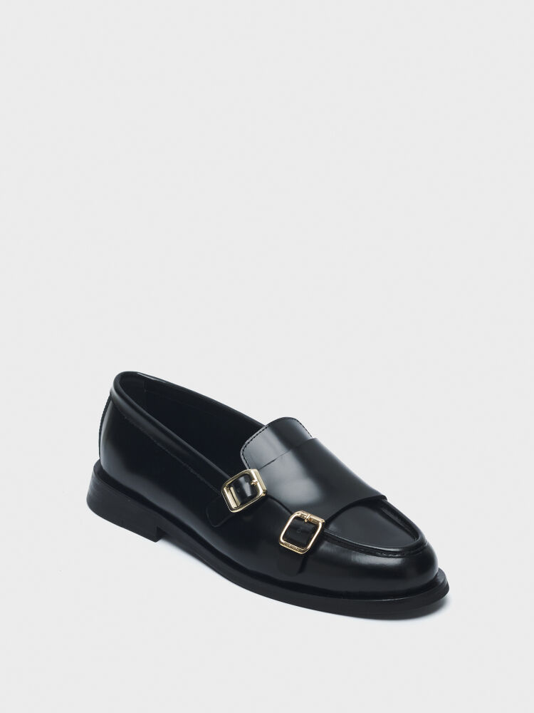 15235 KADIN AYAKKABI LOAFER SİYAH - 2