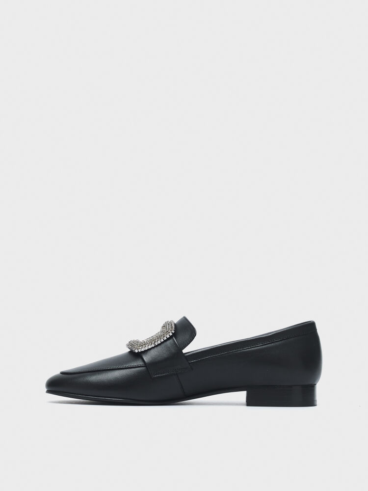 15242 KADIN LOAFER AYAKKABI SİYAH - 3