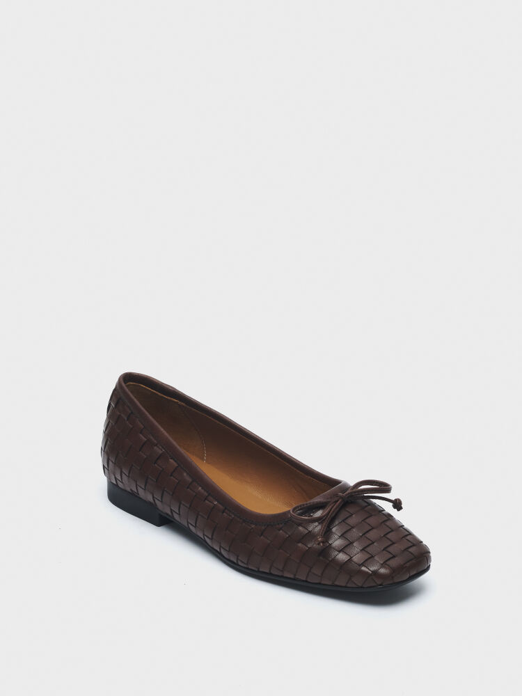 15243 KADIN BABET KAHVE ÖRGÜ - 2