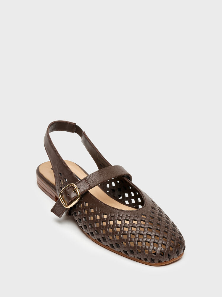 15259 BABET KADIN AYAKKABI KAHVE - 2