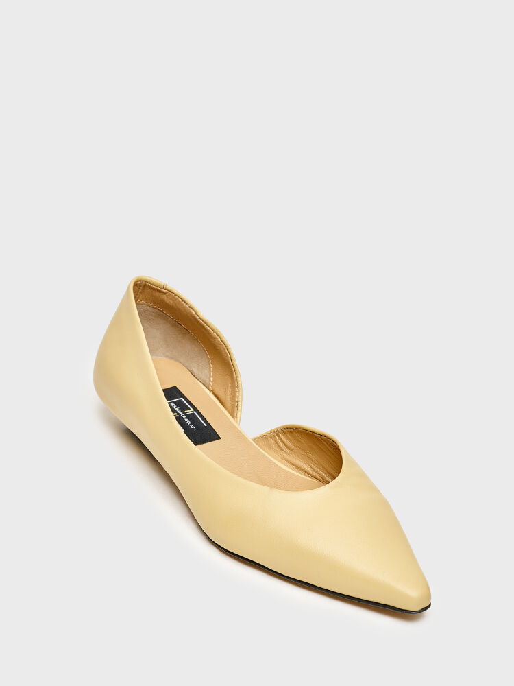 15262 KADIN BABET AYAKKABI SARI - 2