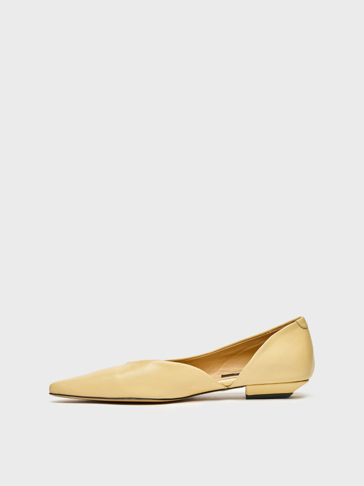 15262 KADIN BABET AYAKKABI SARI - 3