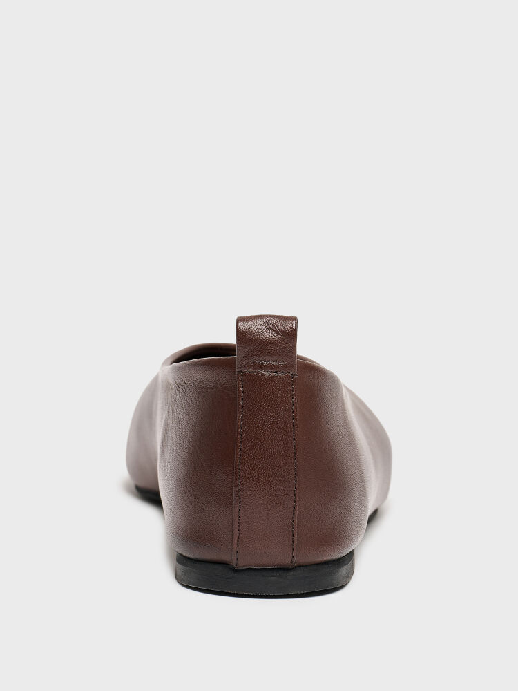 15263 KADIN BABET AYAKKABI KAHVE - 4